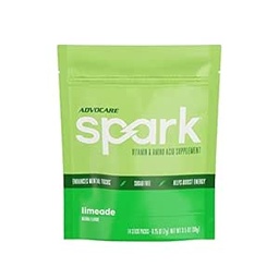 Advocare Spark - Energy Drink Mix - Suplemento de Vitamina e Aminoácido - Suporta Energia e Foco* - Suporte Imune Portátil* - Livre de Açúcar - Limeade, 14 Stick Packs (3,5 oz)