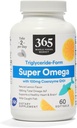 365 by Whole Foods Market, Super Omega + CoQ10, 60 Contagem