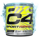 C4 Ripped Sport Pré Treino Pó - NSF Certificado para Esporte - 200mg Cafeína + Cayenne Extrato + Tartrato de Carnitina + Beta-Alanina - Cone de Neve Artic, 20 Servings