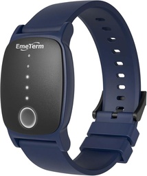 EmeTerm Explore a banda anti-náusea limpa da FDA IP67 Impermeável Morning Motion Allowness Alief Band Recarregável Classic Strap Design Drug Free Non-drewsy without Side Effects Navy Blue
