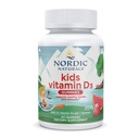 Naturals Nórdico Vitamina D3 Gummies Kids, Wild Watermelon Splash - 60 Gummies - 400 UI Vitamina D3 - Saúde Óssea, Imunidade Saudável - Não-GMO, Vegetariano - 60 Servings
