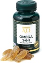 Doctor ALI - Vegan Omega 3-6-9 Gummies - Livre de peixes, Não-GMO, Ingredientes Orgânicos - Cérebro, Coração e Visão Suporte para Adultos e Crianças