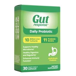 Probiótico diário para homens e mulheres, retarda o envelhecimento digestivo, aumenta o sistema imunológico, reduz o inchaço, não-GMO, sem glúten e sem soja, 10 bilhões de UFC, 30 cápsulas