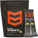 MTN OPS Hydrate Electrolytes Powder Drink Mix, 20 Pacotes de Eletrolíticos de serviço único com mais de 1000mg de Eletrólitos por serviço, Limão
