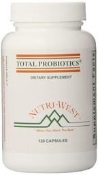 nutri-west Total de Probióticos 120 Cápsulas, 2,4 Onça