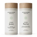Stonehenge Saúde Dynamic Joint & Dynamic Nerve Bundle Supplements Suporta: Desconforto Conjunto, Rigidez, Conforto de Apoio, Tingling, Dormência, Queimadura, Saúde Conjunta
