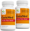 Terry Naturalmente CuraMed Acute Pain Alief - Suplemento com BCM-95 Curcumin & BOS-10 Boswellia - Óleo de Sementes de Sésamo Preto para apoiar o alívio do desconforto ocasional - 120 Gels Líquidos (Pack of 2)