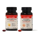 NatureWise Vitamina B12 1.000 mcg e Complexo Vitamina B para Energia Celular, Clareza Mental, Vitalidade Máxima - 60 Softgels Cada