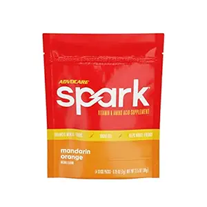 Advocare Spark - Energy Drink Mix - Suplemento de Vitamina e Aminoácido - Suporta Energia e Foco* - Portable Immune Support* - Sugar-Free - Mandarin Orange, 14 Stick Packs (3,5 oz)