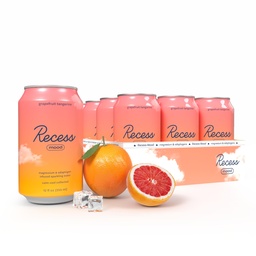 Recesso Mood Magnésio e Adaptogen Bebida, Refrigeração Bebida, 12 onça (Toranja Tangerina, 12 embalagem)