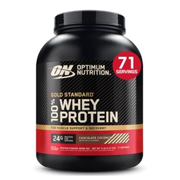 Optimum Nutrition Gold Standard 100% Whey Protein Powder, Chocolate Coconut, 5 libras (Packaging May Vary)
