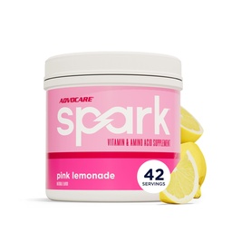 AdvoCare Spark - Energy Drink Mix - Suplemento de Vitamina e Aminoácido - Suporta Energia e Foco - Suporte Imune Portátil - Livre de Açúcar - Limonada Rosa (10.5 onças)