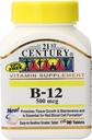21o século B-12 500 mcg Comprimidos, 110-Conta (Pacote de 3)