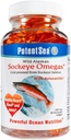 Wild Alaskan Sockeye Omegas Salmon Fish Oil Supplement, Omega-3 EPA e DHA, Digestão Fácil, Frio Pressionado, 90 Softgel