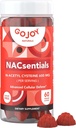 GOJOY NACsentials 7-em-1 NAC Gummies 600mg – Suporta Glutationa, Fígado & Bem-Estar antioxidante – N-Acetil Cisteína com vitamina C, ALA, Quercetina e Astaxantina – Vegan, Açúcar-livre
