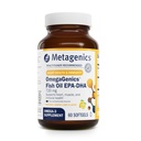 Metagenics OmegaGenics Fish Oil EPA-DHA 720 mg - Suplemento Omega-3 de alta potência* - Suporta coração, articulação, cérebro e saúde imune* - Sustentável Fonte, Óleo de peixe testado por pureza - 60 Softgels