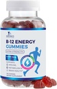 B-12 Vitamina Energia Gummies 4500mcg - Força extra B12 Gummy Chewables para Metabolismo de Energia e Apoio Imune - Suplemento dietético para Mulheres, Homens, & Crianças - Não-GMO, Vegan, Berry Flavor - 120 Conde