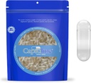 Capsuline Tamanho 000 - Clear Vazio Cápsulas Vegan - 5.000 Contagem - Vazio Veggie Pill Cápsulas - DIY Vegetal Cápsula Preenchimento - Vazio Caps - Kosher e Halal Certificado - Não-GMO Certificado