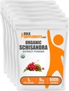 BulkSuplementos.com Extrato orgânico Schisandra em pó - Suplemento Schisandra, de Berries Schisandra - Suplemento de ervas, sem glúten - 1000mg por serviço, 5kg (11 lbs) (Pacote de 5)