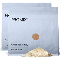 ProMix Nutrition Whey Protein Powder, Unflavored - Grama-Fed - - Pós treino Fitness & Nutrition Shakes, Smoothies, Baking & Cooking Recipes - Gluten-Free & Keto-Friendly - 5 libras (Pacote de 2)