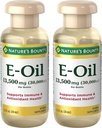 O óleo de vitamina E da recompensa da natureza, suporta imune & antioxidante, 30.000UI Vitamina E, tópico ou oral, 2,5 fl Oz (Pacote de 2)