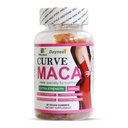 Curva Maca Gummies, 3000mg Suplemento de Vitalidade para Mulheres, Suporte Butt/HIPS & Gluteal muscular alargamento, 60 contagem