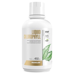Maxler Chlorophyll líquido sabor natural - Desodorante interno para corpo Odor e má respiração Suplemento - Vegan líquido Clorophyll - 132 mg de clorofilina por 1 Servindo (15 Servings) - 15,2 fl oz