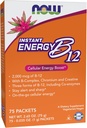 Now Supplements, Instant Energy B-12 (2.000 mcg de B-12 por pacote), Cellular Energy Boost*, 75 pacotes