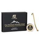FOUZEE Puro Himalaia Montanhas Shilajit - 77% + Ácido Fulvico Autêntico Coerência Hard, Fonte Natural de Ácido Fulvico, Mais de 85 Minerais Trace, Inclui colher de aço inoxidável (10 gramas)
