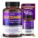 Sotalix Glucosamina 650mg – All-in-1 Apoio Conjunto com Condroitina, HSH, Colágeno, Açafrão, Vitamina D3 & Ácido Hialurónico – 150 Cápsulas – Sem Shellfish