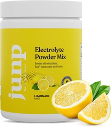 JUNP Electrolytes Powder No Sugar No Carbs – Limonada Keto Electrolyte Drink Mix - Potássio & Sal Hydration Powder Electrolytes - Zero Calory Sugar Free Electrolyte Powder, Kosher, 90 Servings