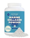 Princípio Zen Peptídeos Colágeno Marinho Pó 3 lb. Peixe capturado selvagem, não-GMO. Suporta pele saudável, cabelo, articulações e ossos. Proteínas hidrolisadas Tipos I, II, III e IV. Aminoácidos. Fácil de misturar.
