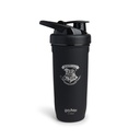 Smartshake Reforce Stainless Steel Harry Potter Hogwarts Crest Shaker Garrafa (900 ML / 30 oz) □ Resistência ao peso leve garrafa Shaker Sports com uma tampa macia