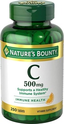 Vitamina C pura C 500 mg Comprimidos 250 Comprimidos (Pack de 9)