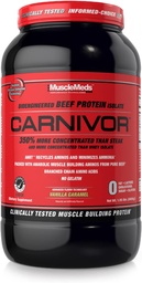 MuscleMeds Carnivor, Castanho claro, Baunilha Caramel, 1,95 Libra (Pacote de 1)