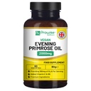 Vegan Evening Primrose Oil 2000mg com Vitamina E & B6 – 60 Vegan Softgels Ou Frio Puro Pressionado I 180mg GLA por cápsula I Saúde das Mulheres I Qualidade Premium I por Prósie Healthcare