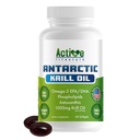 Ativo Estilo de vida Antártico Krill Oil Supplement, Alta Absorção EPA, DHA, Astaxantina & Fosfolipídio, Red Krill, GMO Free, Gluten Free, Soy Free, Dairy Free, Lab Tested, Made in USA