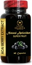 ACAI Berry Extract - Non GMO, Glúten grátis, Vegan, Suplemento Superalimentar, Complexo Energético Acai Berry - 1 Garrafa 60 Cápsulas