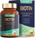 Totaria Biotin Hair Support para Mulheres Alta Absorção – Suporta Cabelo Saudável, Pele & unhas 120 Contagem