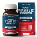 BioActive Vitamina B12 - 5000 mcg, contém 3 BioActive Forms B12 Plus Metilfolato Cofactor - Metil B12, Adenosyl B12 & Hydroxy B12 Suporta Energia, Metabolismo & Mood .