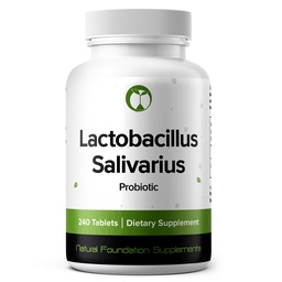 Lactobacillus Salivarius Probiótico 240 Comprimidos (4 Mês de Fornecimento) – Estirpe pesquisada LS97 – 3 bilhões de UFC – Apoio Digestivo e à Saúde Bucal – Certificado GMP (240, Lactobacillus Salivarius)