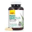 Country Life, Maxi-Hair Plus Biotin, Suporta Cabelo Saudável, Pele e unhas, Suplemento diário, 120 ct