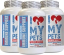 I love my PETS LLC Imune System for Cats - CAT Imune Support - Booster - Suplemento saudável - gato Alergia Mastiga - 180 Doces (3 Garrafas)