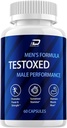 Testoxed Capsules Supplement, Testoxed Advanced Men Wellness Support, Official Testoxed Maximum Strength Energy Performance, Testoxed Premium Dietary Formula Reviews (1 Pack - 60 Cápsulas)