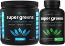 NutraChamps Tropical Super Greens Pó & Super Greens Cápsulas