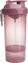 Smartshake O2GO ONE Plastic Protein Shaker garrafa de 800 ml - 27 oz - Leakproof Parafuso-on Lid - BPA Free - Unisex - Rosa profunda