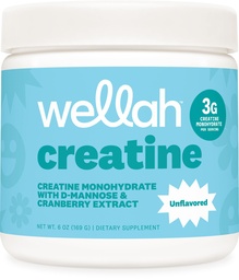 Creatina de Wellah para Mulheres (50 Servings, sem sabor) - Creatina Mono-hidratada com extrato de Dandelion & Cranberry