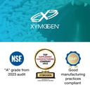 XYMOGEN Shaker Garrafa 20 oz Protein e pré-workout Mixer Garrafa BPA-Free Plastic Shaker for Smooth Shakes Vazamento-Proof Gym Garrafa para pó de proteína