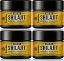 800mg Shilajit Suplemento Shilajit Puro Himalaia Resina orgânica Shilajit com máxima potência, Original do Himalaia com 85+Minerais de Trace & Ácido Fulvico para Foco & Energia, Imunidade,4 Embalagens