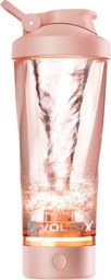 Garrafa de Shaker de Proteínas Elétricas VOLTRX Premium, Feita com Tritan - BPA Free - 24 oz Vortex Portable Mixer Cup/USB Recarregável Shaker Cups para Shakes de Proteína